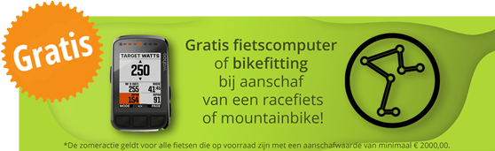 Gratis Bikefitting of fietscomputer